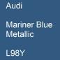 Preview: Audi, Mariner Blue Metallic, L98Y.